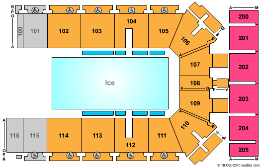 Tyson Events Center - Fleet Farm Arena Disney On Ice Seating Chart